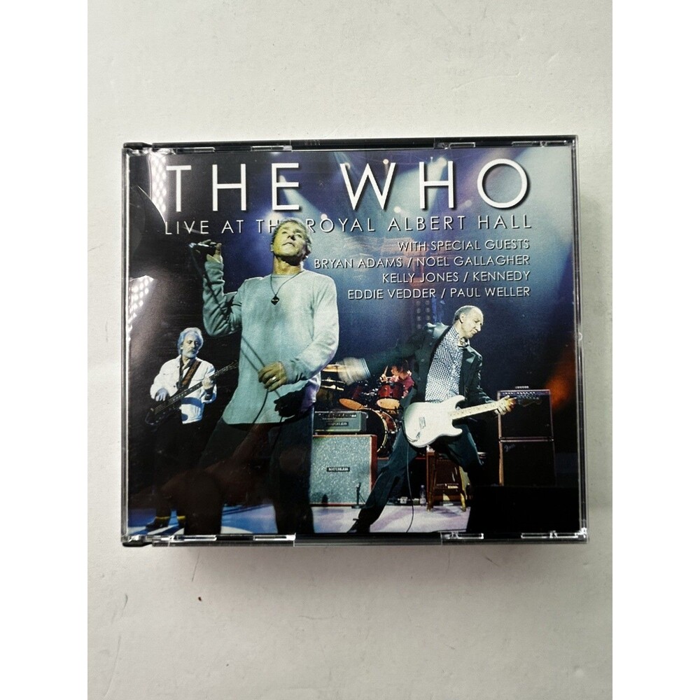 The Who Live at Royal Albert Hall 3CD Set Eddie Vedder Noel Gallagher NM 2003